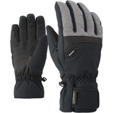 Ziener Herren Glyn GTX Gore Plus Warm Glove Alpine Ski-handschuhe, grau (dark melange), 9.5