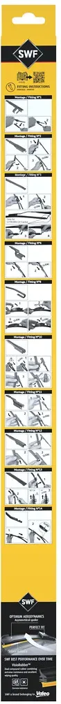 SWF Wischblatt 119341 vorne für Mercedes Audi