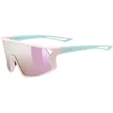 Uvex Skyryse jr. pink-green matt mirror Pink/CAT3