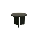 byLIVING Beistelltisch Round Schwarz Akazie 40 x 30 cm