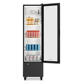 Klarstein GrandCooler Gewerbekühlschrank (180 l, 0 mm hoch, Weiß/Blau)