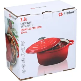 Alpina Bratpfanne 24 cm mit Deckel