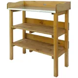 Siena Garden Pflanztisch Bill,84 x 36 x 88 cm Kiefernholz fsc 100% mit wasserbasierter schadstofffreier Holzbeize