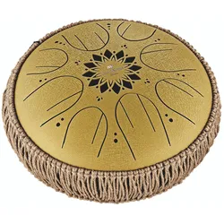 Meinl Sonic Energy MOSTD3G - Medium Octave Steel Tongue Drum 10", C Dur, 8 Töne,... - Schlitztrommel