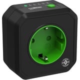 Ansmann Timer Steckdose -Schaltbare, kompakte Energiespar Steckdose mit Countdown Timer für innen, Weihnachtsdeko, kein Standby Verbrauch, schwarz, 2500W