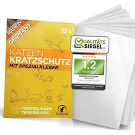 Tierhood Katzenschutz Selbstklebend 12 Stück Transparent