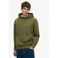 Superdry Micro Logo Kapuzenpullover - Olive Night Green -