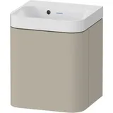 Duravit HP4344N60600000 WTU m. Happy D.2 Plus“ 40 × 48 × 36 cm in Taupe Seidenmatt