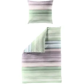 Traumschlaf Tuusula Gestreift Grün 155 x 220 cm + 80 x 80 cm