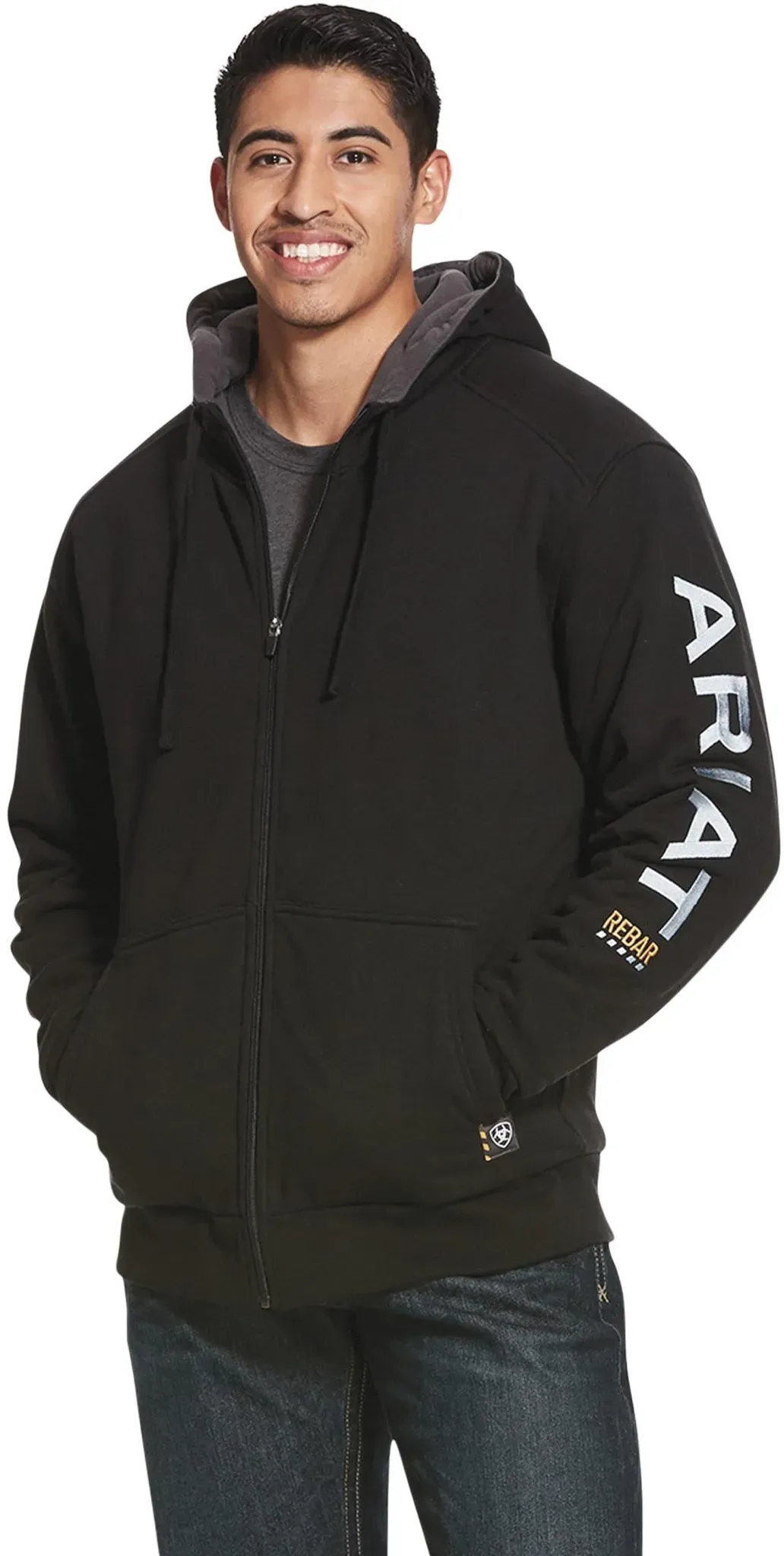 Ariat Rebar All-Weather Herren Reißverschluss Hoodie
