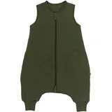 schlummersack Baby Schlafsack mit Füßen Sommer 1 Tog 70 cm dünn Olive | Schlafsack mit Beinen für eine Körpergröße von 70-80cm | Schlafsack Baby Sommer Frühling - 70