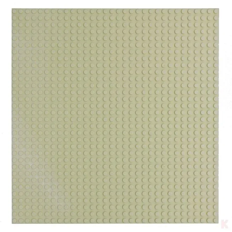 Klemos KL-20054 Klemmbaustein Grundplatte 32x32 Sand / Beige beidseitig (25cmx25cm)