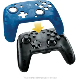 PDP Faceoff Deluxe + Audio Controller Blau Nintendo Switch