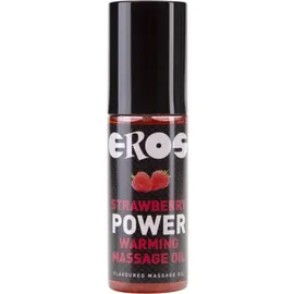 Eros strawberry power warming massage oil 100 ml