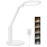 Mafiti Schreibtischlampe LED Dimmbar Tischlampe, 88-LEDs Nachttischlampe Leselampe Tageslichtlampe