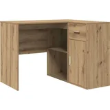 vidaXL Eckschreibtisch Eiche 102x88x75 cm Holzwerkstoff