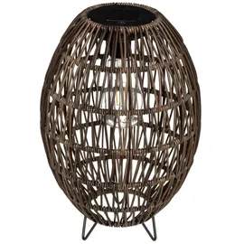 Atmosphera Solar-Laterne Metall Ø 21 cm 32,0 cm braun