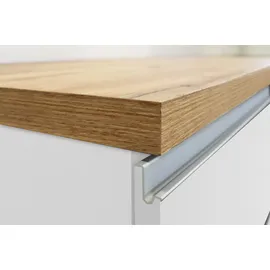 kochstation Unterschrank Kücheninsel KS-Sole 125 x 0 x 0 cm Weiß