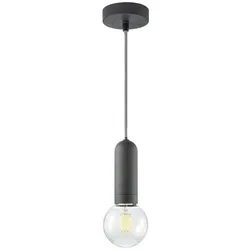 Pendelleuchte, schwarz, E27, Industrial Stil, Rustikal, Retro-Stil
