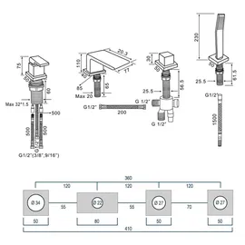 nextrend - gmbh Bernstein Einhandwannenmischer Chrom