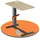 PureMounts PureMounts® Mobiler Beistell-Tisch höhenverstellbar, Höhenverstellbarkeit 64,0cm bis 99,9cm, bis zu 7kg Tragkraft, feststellbare Rollen, integrierter Getränkehalter, schwarz