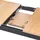 Beliani Esszimmertisch 80 x 74 x 80 cm braun/schwarz