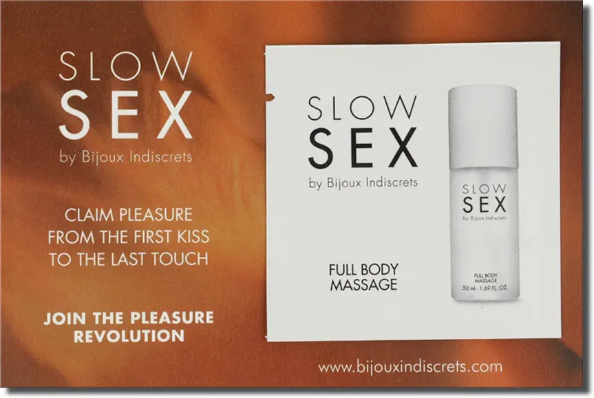 BIJOUX - SLOW SEX GANZKÖRPERMASSAGE MASSAGEGEL 2 ML