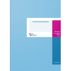 KÖNIG & EBHARDT Formularbuch Rechnungsausgangsbuch A4 hellblau