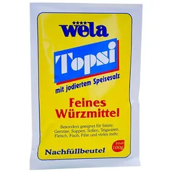 WELA Topsi Nachfüllbeutel 100 g mit jodiertem Speisesalz