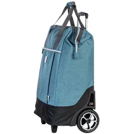 Punta Big Wheel Einkaufstrolley petrol 62 cm