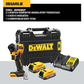 DeWalt DCF850E2T-QW inkl. 2 x 1,7 Ah