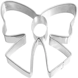 RBV BIRKMANN Birkmann Ausstechform Schleife, Ausstecher, Plätzchenform, Keks, Plätzchen, Edelstahl, 6.5 cm, 190931