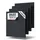 Dalsys Akustikpaneel Dalsys Schwarz 4 St. 60 x 60 cm