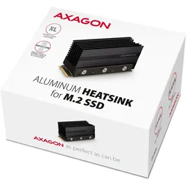 AXAGON CLR-M2XL M.2 SSD, 2280 - Aluminium-Heatspreader mit Kühlrippen