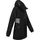 Arctic Seven Damen, Softshelljacke (XS-5XL) mit Kapuze abnehmbar - Wasserabweisend, Atmungsaktiv, Fleece innen, Warme Jacke Frauen - AS-305 XL, schwarz, - XL