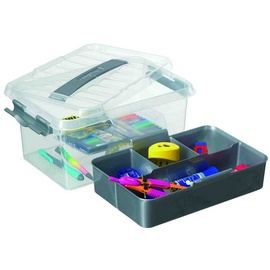 Sunware Aufbewahrungsbox Q-Line mit Einsatz 6 Liter Kunststoff, BPA-frei