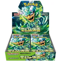 Pokémon Card Game Scarlet & Violet Expansion Pack Mask of Transformation Box - 1BOX with 30 Packs, 5 Cards per Pack, 101 Types + Random Included (Japanese Version)