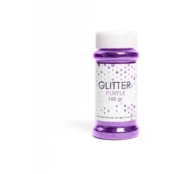 Glitzer lila 100g in Dose basteln Party Deko