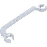 BGS Doppel-Ringschlüssel, offen für Diesel-Einspritzleitungen SW 17 mm
