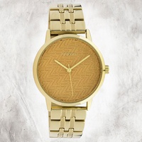 Oozoo Edelstahl Damen Uhr C10557 Quarzuhr Armband gold Timepieces UOC10557