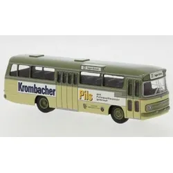 BREKINA 52155 1:87 Mercedes O 302-11 RStn Siegen - Krombacher Pils, 1972