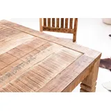 FineBuy Esstisch FB45592 120 x 70cm Esszimmertisch Massiv Holz Tisch Küchentisch