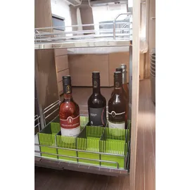 Purvario Stauleiste für Schubladen 100 Maxxi 8er-Set Lime, dunkelgrau