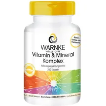 Warnke Vitalstoffe Vitamin & Mineral Komplex Kapseln 250 St.
