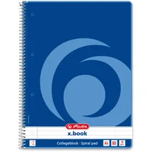 Herlitz Collegeblock x.book liniert DIN A4 Innenrand, 1 Block