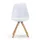 VS Venta-stock Stuhl Holz Weiß 2er Set