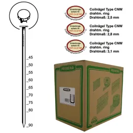Prebena CNW31/90BKRI Coilnägel Ringschaft 3600 Stück