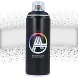 Double A Spraypaint Sprühdose 400ml Sprühfarbe Acryllack Sprühlack matt hochdeckend DIY Kunststoff Metall Möbel Deko (DA-3002 Transparent White)