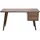 miliboo Design-Schreibtisch Nussbaum L140 cm FIFTIES