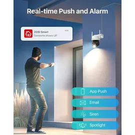 ZOSI C290 2MP Schwarz